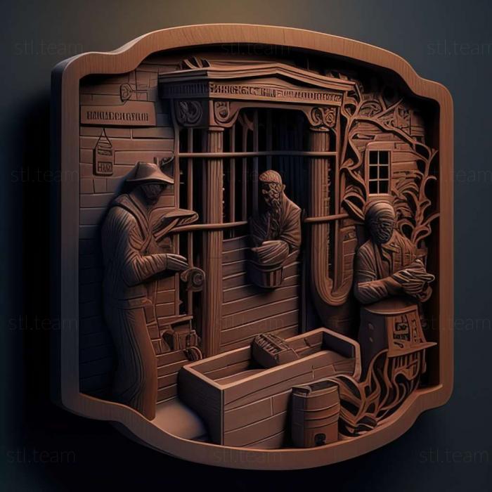 3D модель Игра Побег из тюрьмы Заговор (STL)